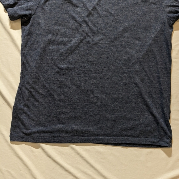 Lucky Brand Blue Good Luck and Good Fortune Joker Card Shirt, Size L - Picture 11 of 11